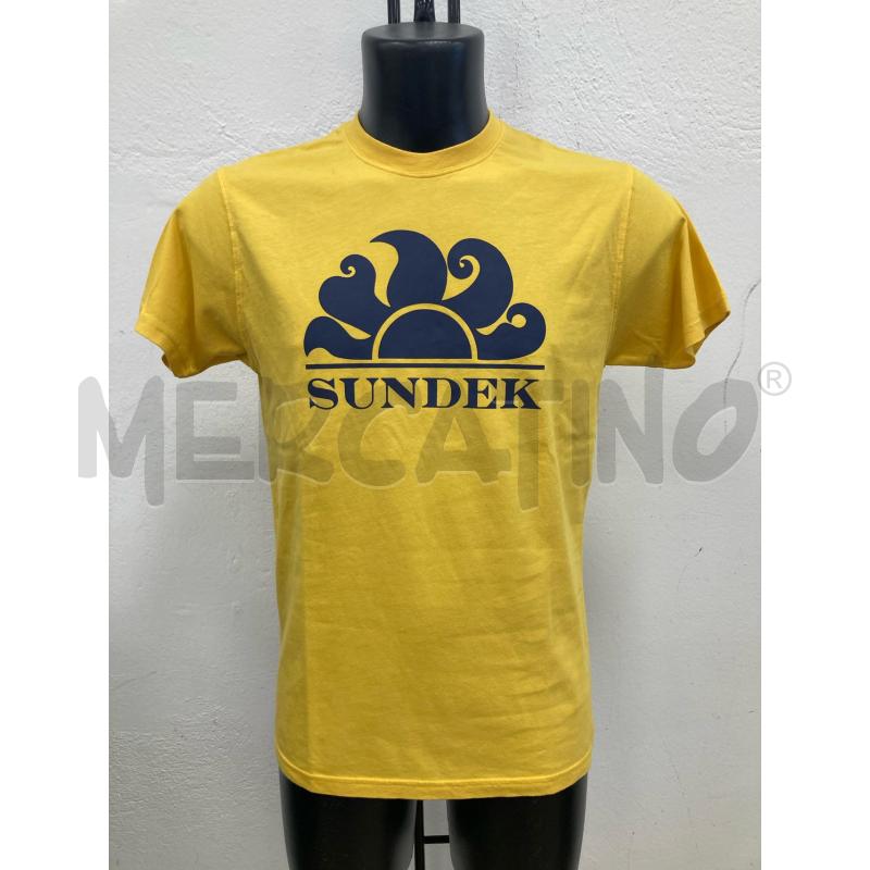 T SHIRT UOMO SUNDEK GIALLA | Mercatino dell'Usato Gazzada schianno 1