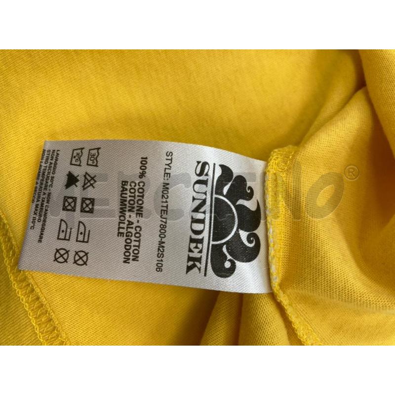 T SHIRT UOMO SUNDEK GIALLA | Mercatino dell'Usato Gazzada schianno 4