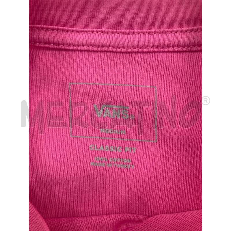 T SHIRT UOMO VANS FUXIA MANICHE ARANCIO AZZURRA | Mercatino dell'Usato Gazzada schianno 3