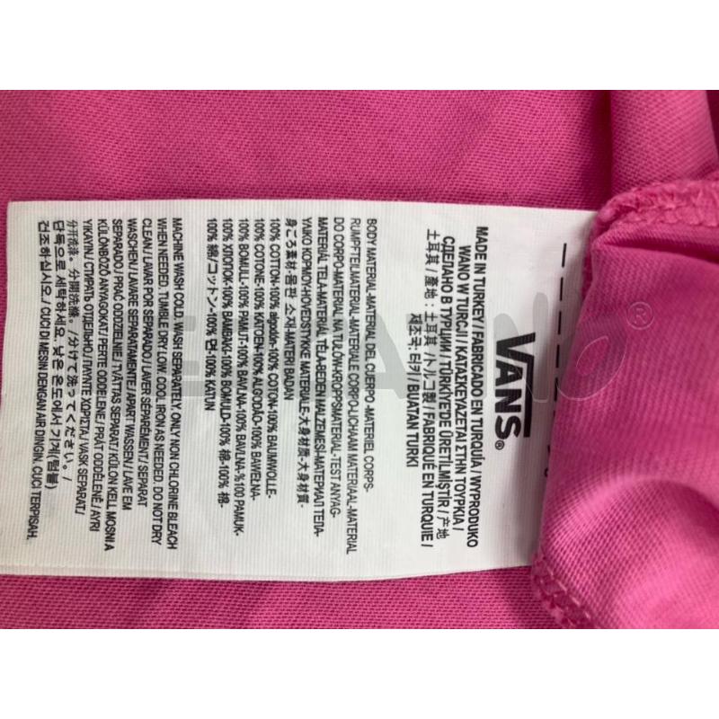 T SHIRT UOMO VANS FUXIA MANICHE ARANCIO AZZURRA | Mercatino dell'Usato Gazzada schianno 4