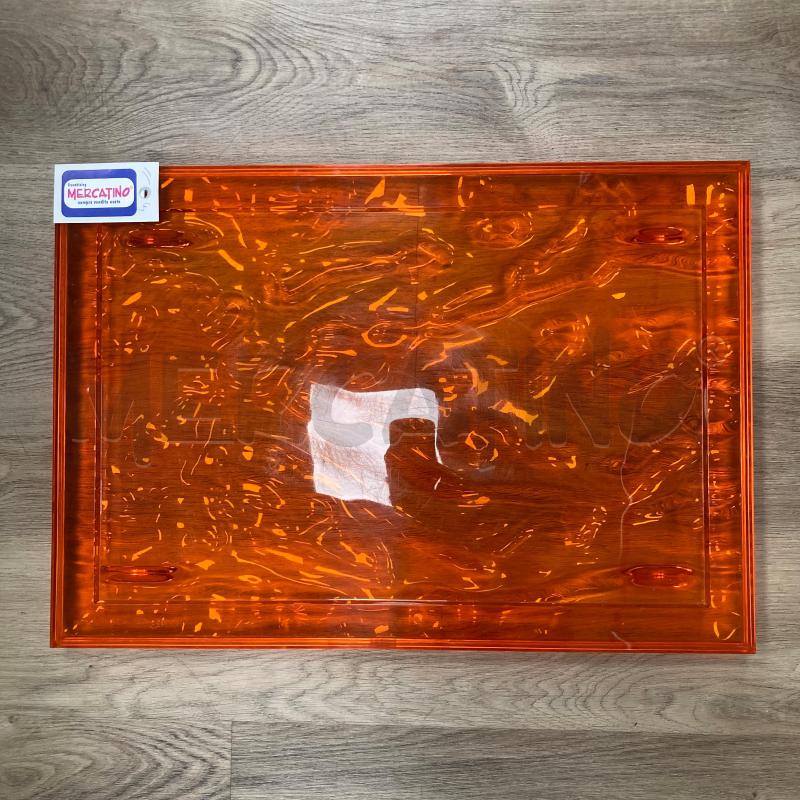 VASSOIO KARTELL MOD DUNE ARANCIO 55X38 | Mercatino dell'Usato Gazzada schianno 1