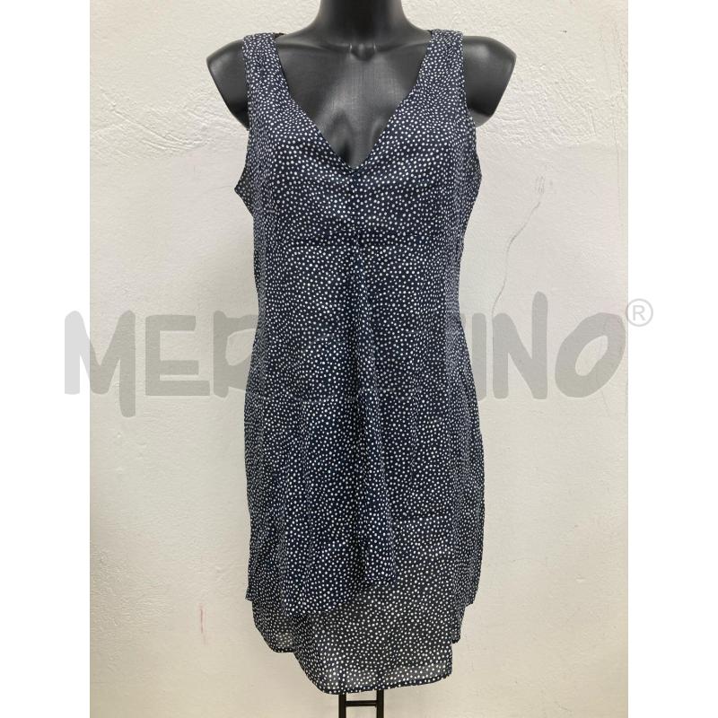 VESTITO DONNA ARMANI JEANS BLU POIS BIANCHI | Mercatino dell'Usato Gazzada schianno 1