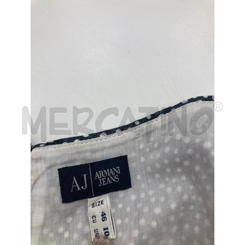 VESTITO DONNA ARMANI JEANS BLU POIS BIANCHI | Mercatino dell'Usato Gazzada schianno 3