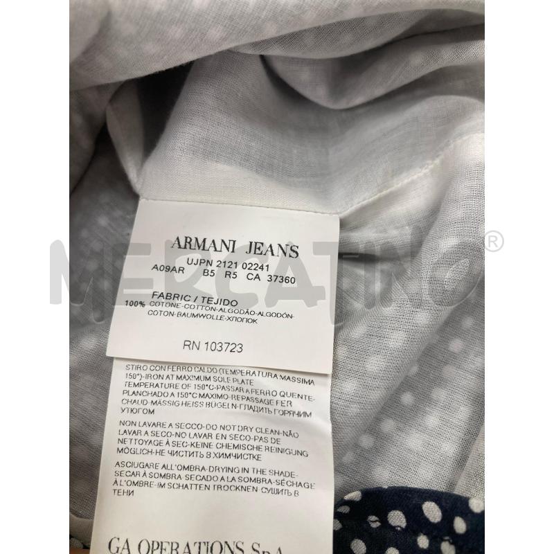 VESTITO DONNA ARMANI JEANS BLU POIS BIANCHI | Mercatino dell'Usato Gazzada schianno 4