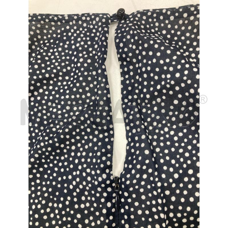 VESTITO DONNA ARMANI JEANS BLU POIS BIANCHI | Mercatino dell'Usato Gazzada schianno 5