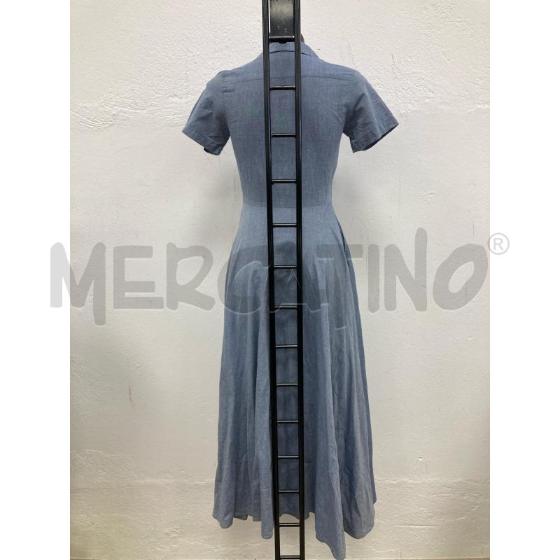 VESTITO DONNA ASPESI AZZURRO COLLETTO GONNA RUOTA | Mercatino dell'Usato Gazzada schianno 2
