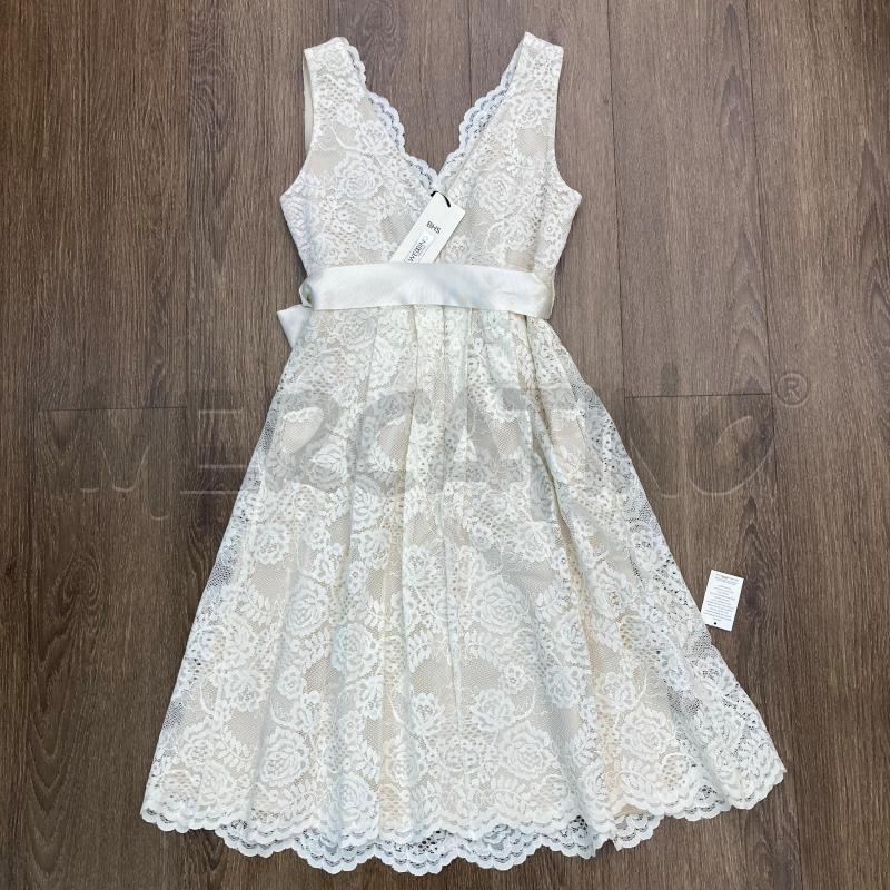 VESTITO DONNA BHS BIANCO PIZZO | Mercatino dell'Usato Gazzada schianno 2