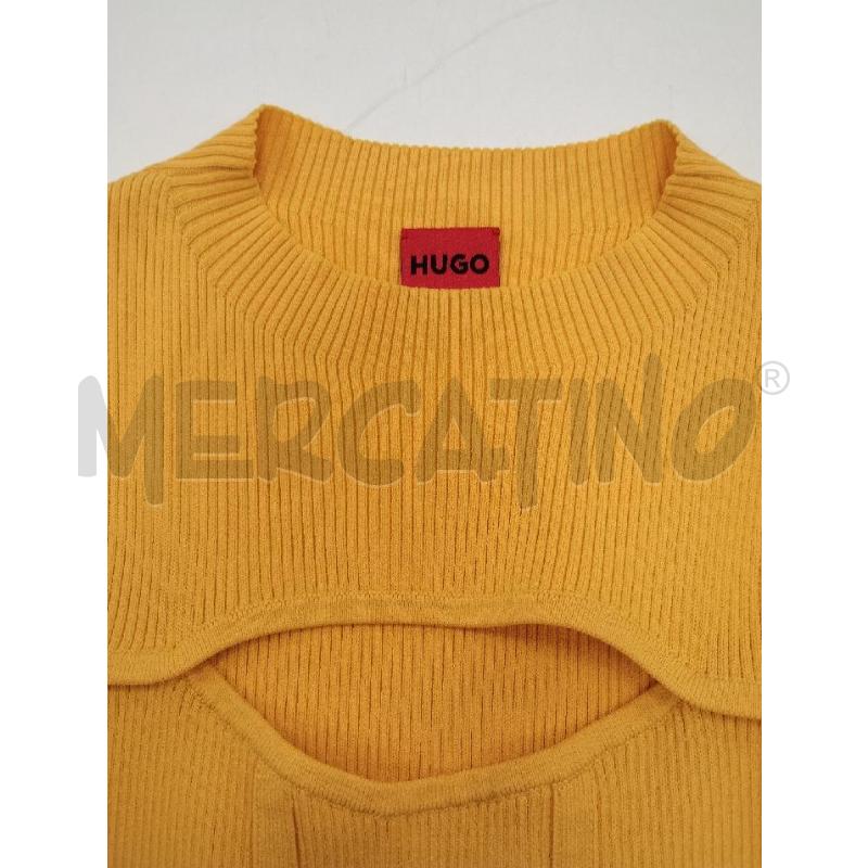 VESTITO DONNA BOSS GIALLO  | Mercatino dell'Usato Gazzada schianno 3