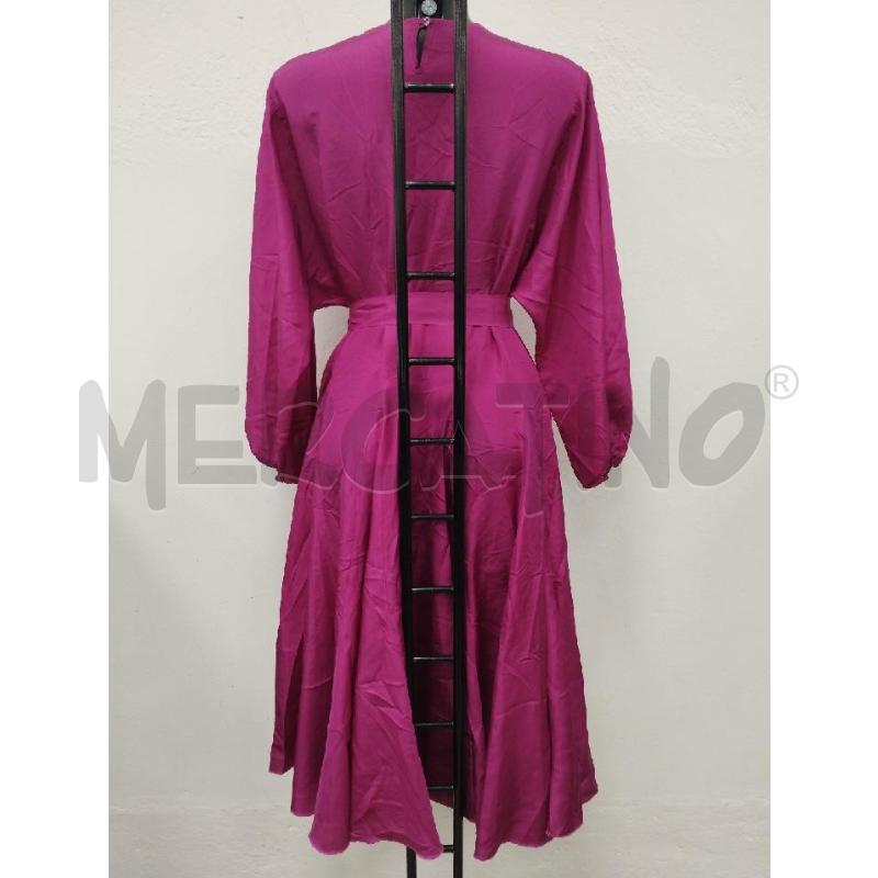 VESTITO DONNA CHIARA LUPPI VESTITO SETA CICLAMINO  | Mercatino dell'Usato Gazzada schianno 2