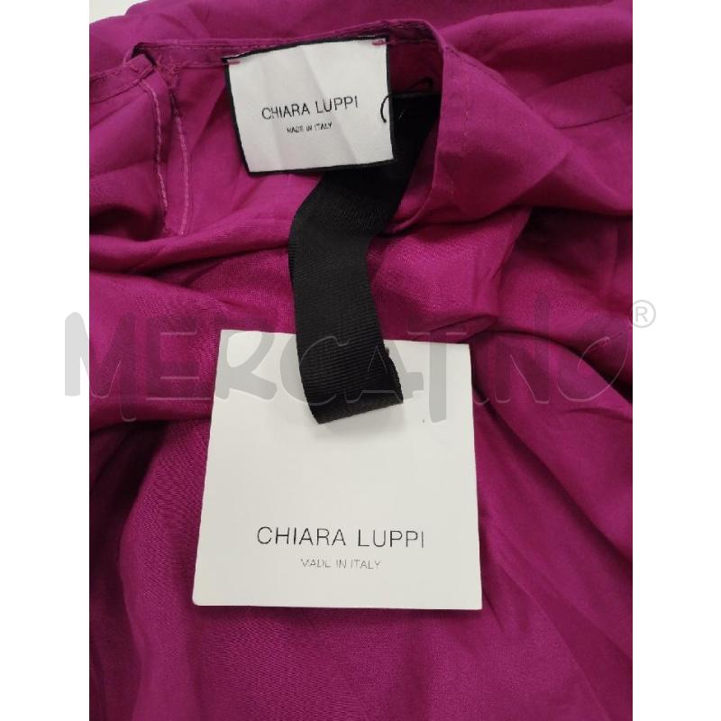 VESTITO DONNA CHIARA LUPPI VESTITO SETA CICLAMINO  | Mercatino dell'Usato Gazzada schianno 3