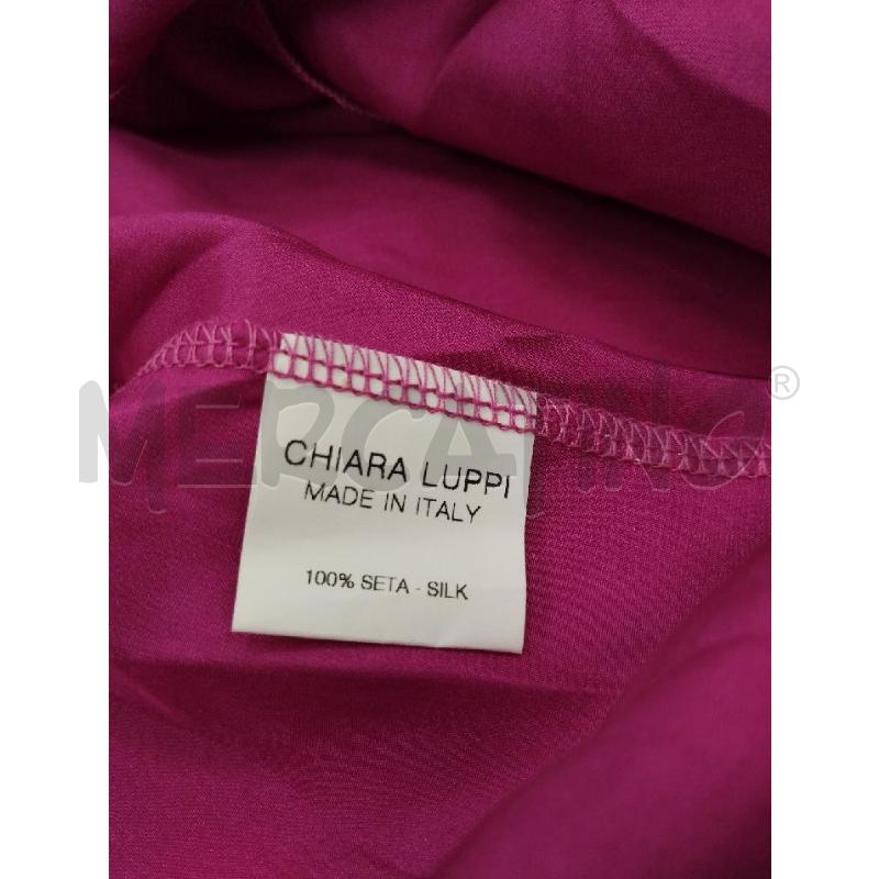 VESTITO DONNA CHIARA LUPPI VESTITO SETA CICLAMINO  | Mercatino dell'Usato Gazzada schianno 4