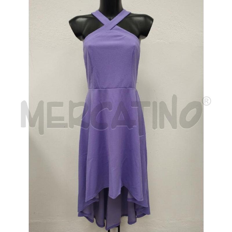 VESTITO DONNA DRESSTELLS LILLA STRASCICO | Mercatino dell'Usato Gazzada schianno 1
