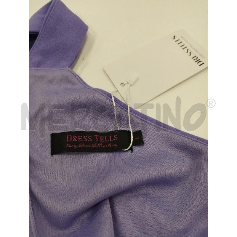 VESTITO DONNA DRESSTELLS LILLA STRASCICO | Mercatino dell'Usato Gazzada schianno 3