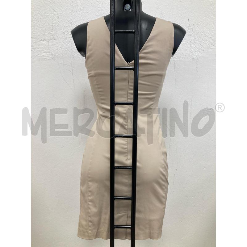 VESTITO DONNA FRACOMINA BEIGE DRAPPEGGIO | Mercatino dell'Usato Gazzada schianno 2