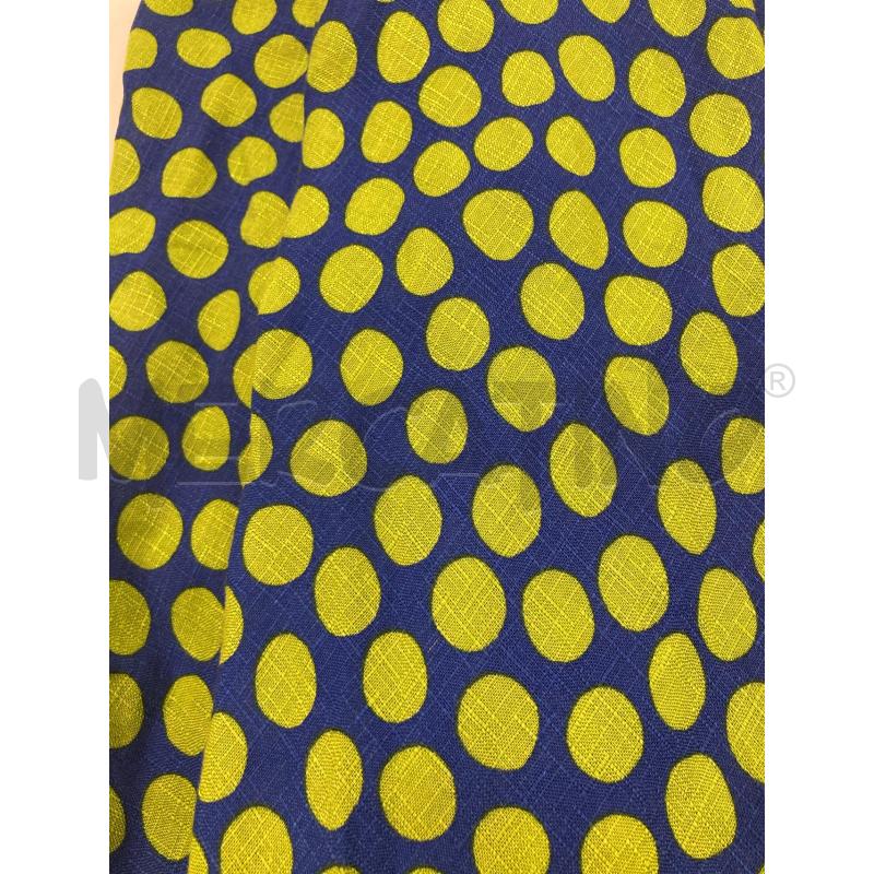 VESTITO DONNA GIANVARGIAN BLU POIS VERDI | Mercatino dell'Usato Gazzada schianno 4