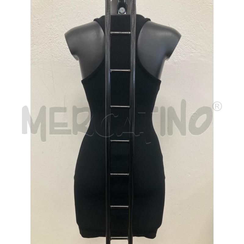 VESTITO DONNA GUESS NERO COSTINE 1/2 ZIP | Mercatino dell'Usato Gazzada schianno 2