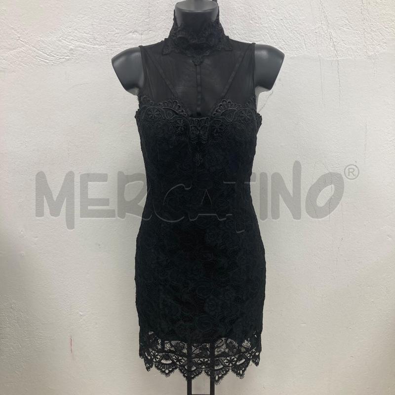 VESTITO DONNA GUESS NERO PIZZO | Mercatino dell'Usato Gazzada schianno 1
