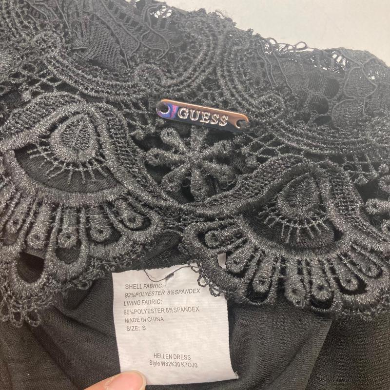 VESTITO DONNA GUESS NERO PIZZO | Mercatino dell'Usato Gazzada schianno 5