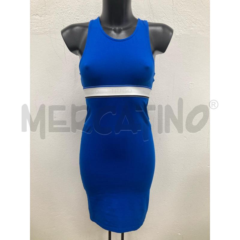 VESTITO DONNA HUGO BOSS BLU | Mercatino dell'Usato Gazzada schianno 1