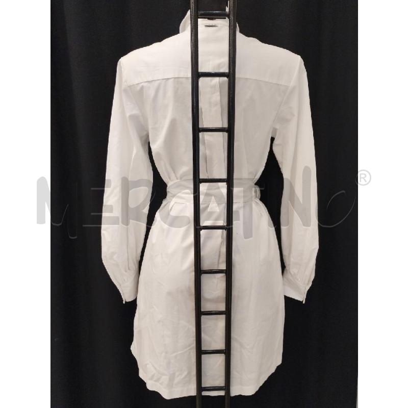 VESTITO DONNA HUGO BOSS CAMICIONE LUNGO BIANCO | Mercatino dell'Usato Gazzada schianno 2