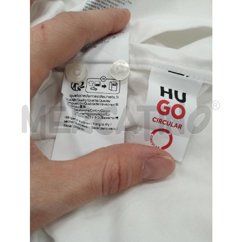 VESTITO DONNA HUGO BOSS CAMICIONE LUNGO BIANCO | Mercatino dell'Usato Gazzada schianno 4