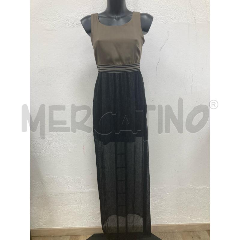 VESTITO DONNA LIUJO NERO CORPETTO VERDONE | Mercatino dell'Usato Gazzada schianno 1