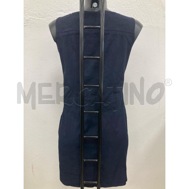 VESTITO DONNA LOVE MOSCHINO BLU TASCHE CUORE | Mercatino dell'Usato Gazzada schianno 2