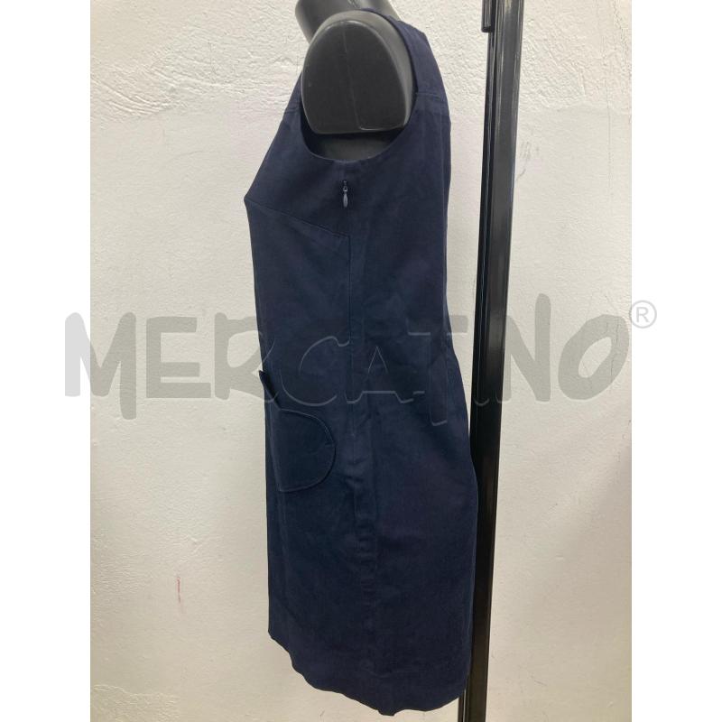 VESTITO DONNA LOVE MOSCHINO BLU TASCHE CUORE | Mercatino dell'Usato Gazzada schianno 3