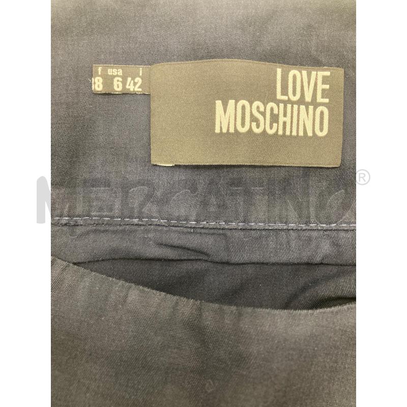 VESTITO DONNA LOVE MOSCHINO BLU TASCHE CUORE | Mercatino dell'Usato Gazzada schianno 4