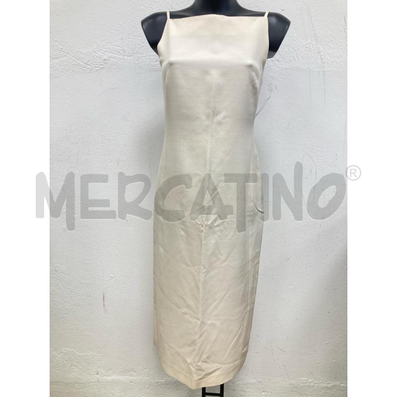 VESTITO DONNA MAXMARA SETA BURRO  | Mercatino dell'Usato Gazzada schianno 1