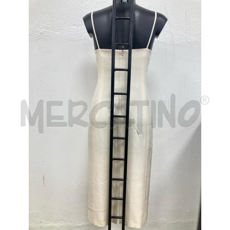 VESTITO DONNA MAXMARA SETA BURRO  | Mercatino dell'Usato Gazzada schianno 2