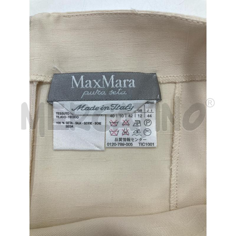 VESTITO DONNA MAXMARA SETA BURRO  | Mercatino dell'Usato Gazzada schianno 3