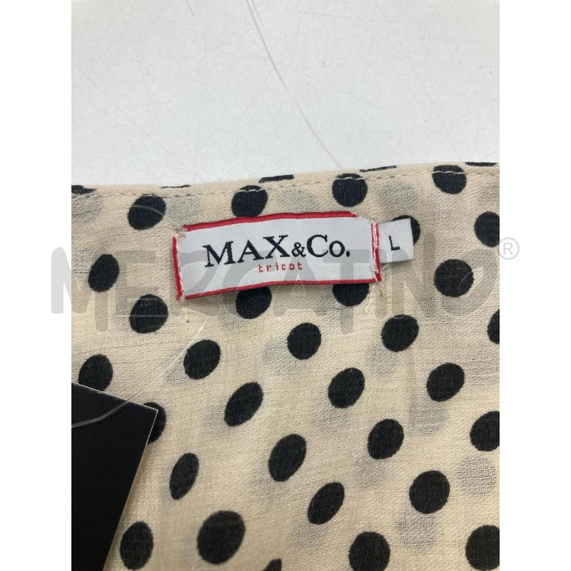 VESTITO DONNA MAX&CO BEIGE POIS NERI | Mercatino dell'Usato Gazzada schianno 3