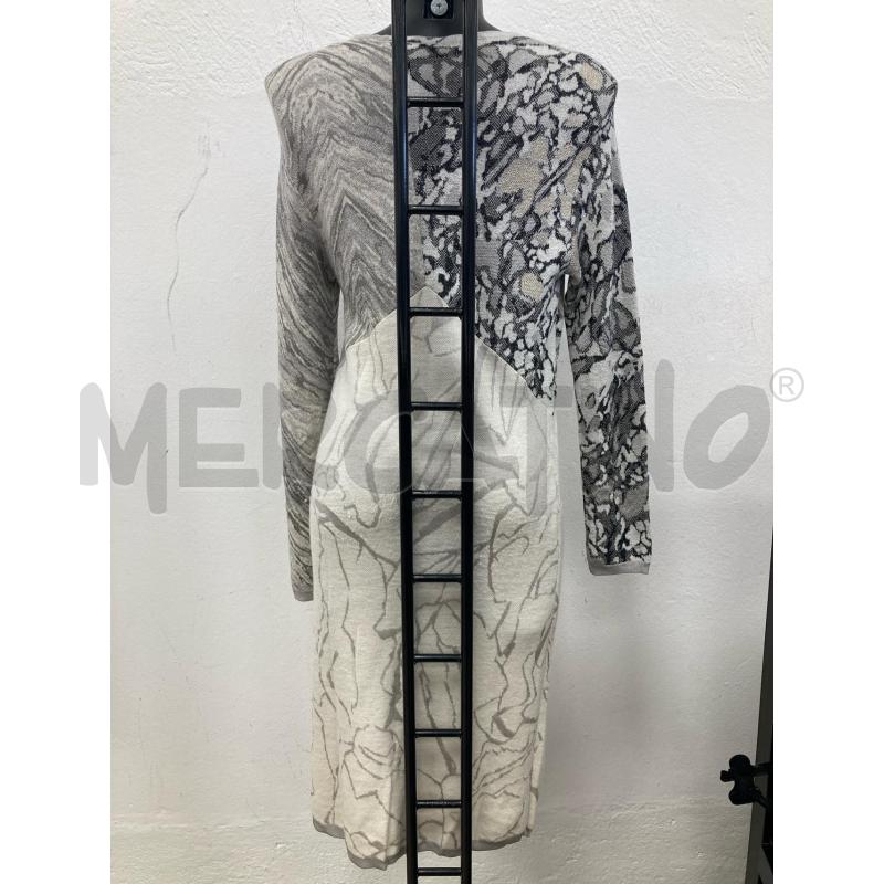 VESTITO DONNA MISSONI BIANCO GRIGIO NERO DIFETTO | Mercatino dell'Usato Gazzada schianno 2