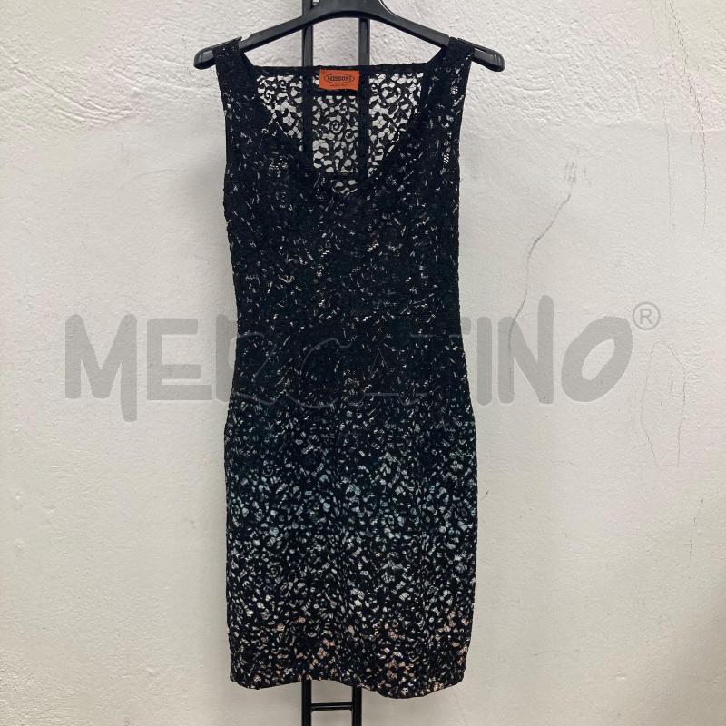 VESTITO DONNA MISSONI NERO PIZZO  | Mercatino dell'Usato Gazzada schianno 1