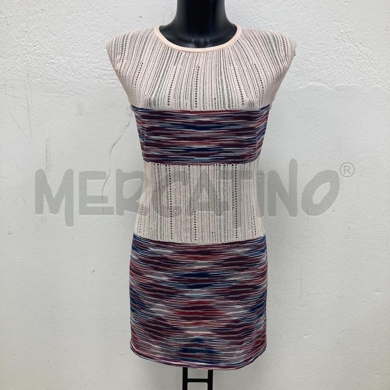 VESTITO DONNA MISSONI ROSA BLU VIOLA | Mercatino dell'Usato Gazzada schianno 1