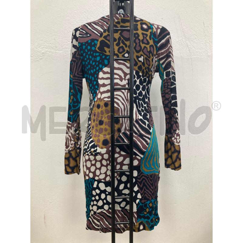 VESTITO DONNA MISSONI SETA ZEBRATO LEOPARDATO | Mercatino dell'Usato Gazzada schianno 2