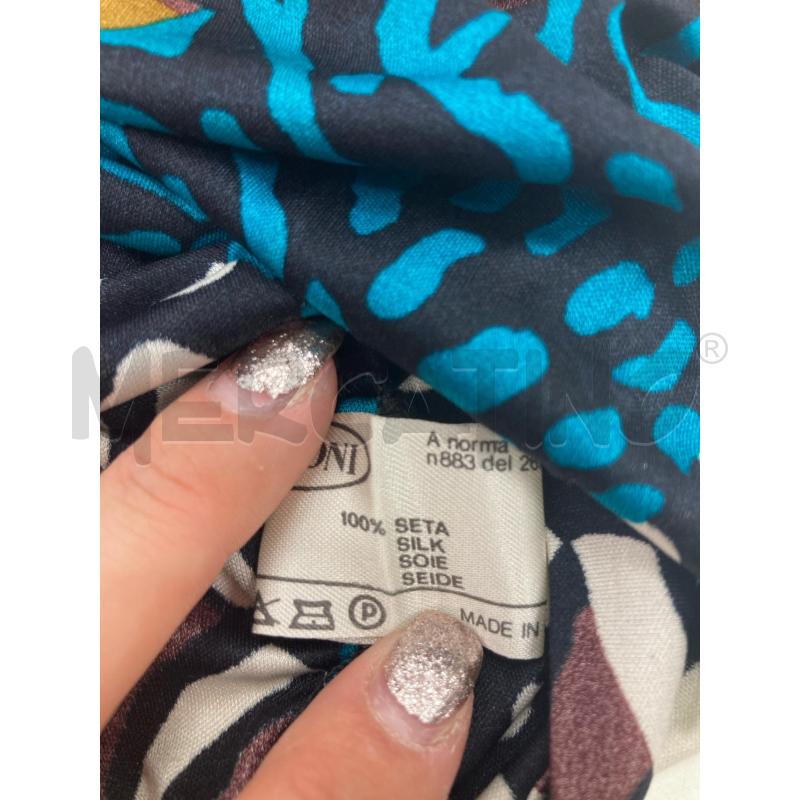 VESTITO DONNA MISSONI SETA ZEBRATO LEOPARDATO | Mercatino dell'Usato Gazzada schianno 4