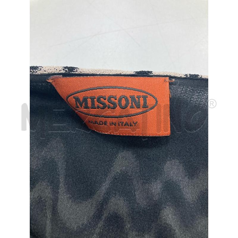VESTITO DONNA MISSONI ZIGZAG NERO CARNE BIANCO | Mercatino dell'Usato Gazzada schianno 3