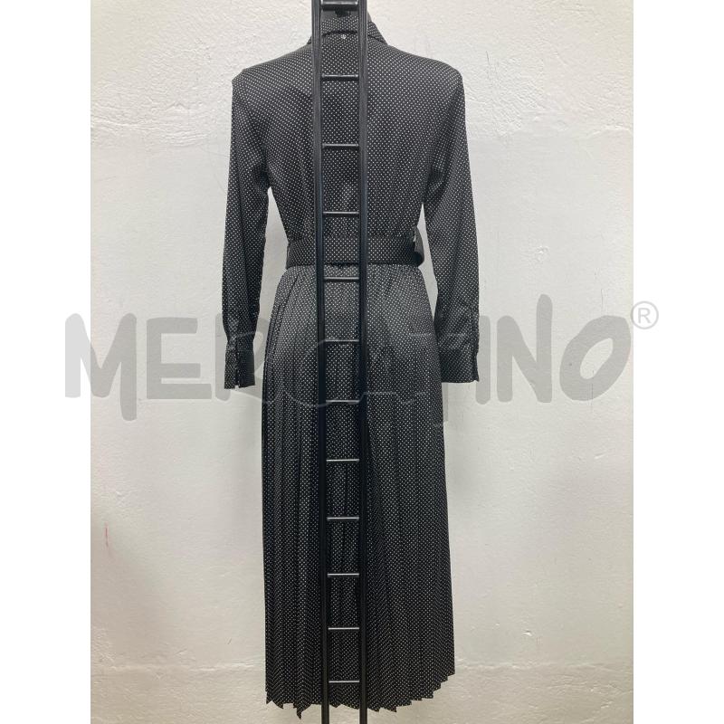 VESTITO DONNA MOTIVI CARTELLINO ANTRACITE POIS BIANCHI | Mercatino dell'Usato Gazzada schianno 2