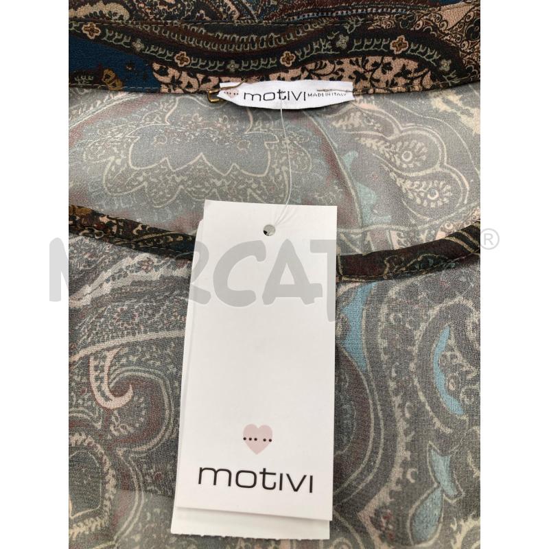 VESTITO DONNA MOTIVI FANTASIA MARRONE BEIGE CARTELLINO | Mercatino dell'Usato Gazzada schianno 3
