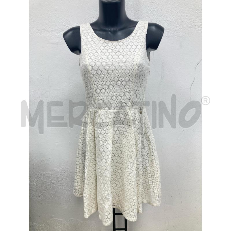 VESTITO DONNA ONLY PIZZO BIANCO CARTELLINO | Mercatino dell'Usato Gazzada schianno 1