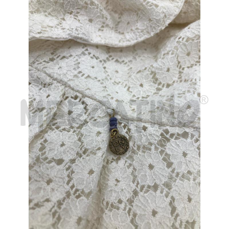 VESTITO DONNA ONLY PIZZO BIANCO CARTELLINO | Mercatino dell'Usato Gazzada schianno 4