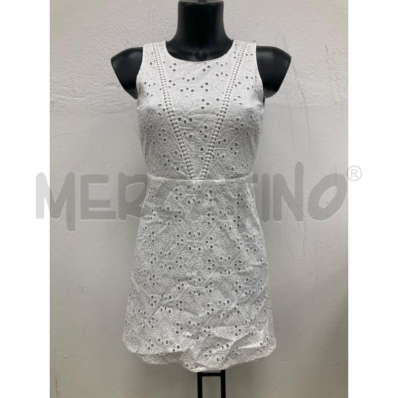 VESTITO DONNA PATRIZIA PEPE BIANCO PIZZO SANGALLO | Mercatino dell'Usato Gazzada schianno 1