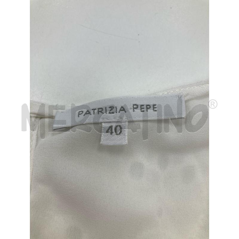 VESTITO DONNA PATRIZIA PEPE BIANCO PIZZO SANGALLO | Mercatino dell'Usato Gazzada schianno 3