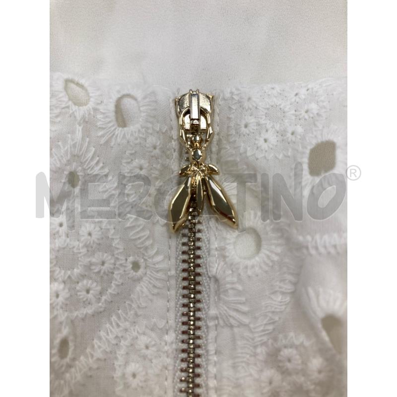 VESTITO DONNA PATRIZIA PEPE BIANCO PIZZO SANGALLO | Mercatino dell'Usato Gazzada schianno 5