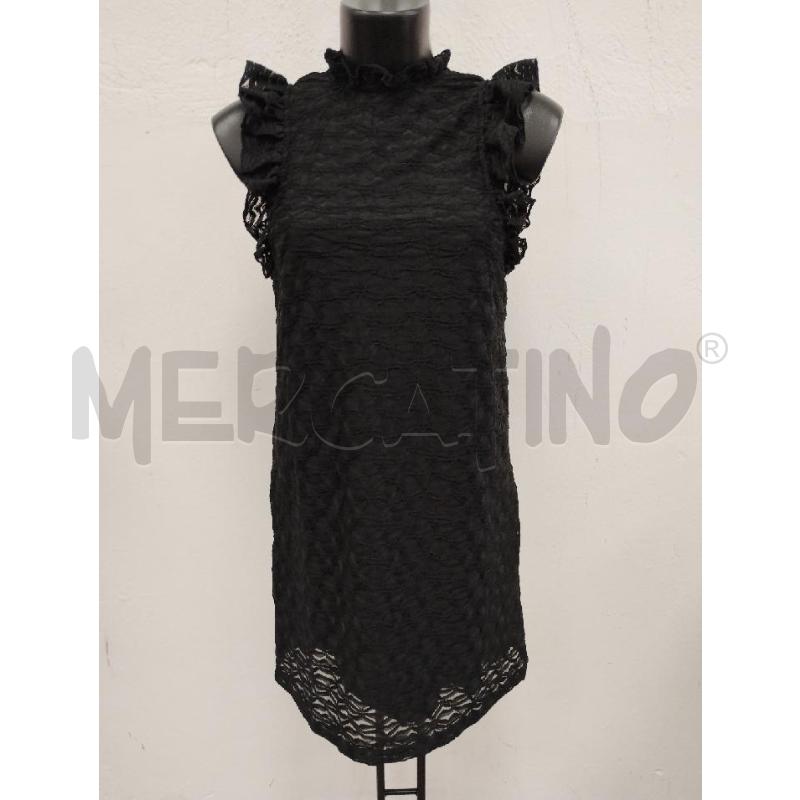 VESTITO DONNA PIECES NERO LAVORATO CARTELLINO | Mercatino dell'Usato Gazzada schianno 1