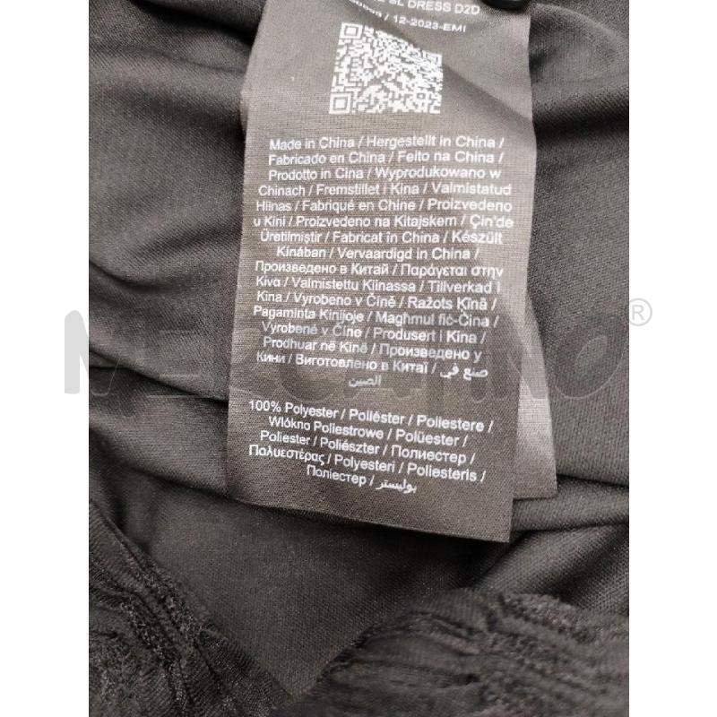 VESTITO DONNA PIECES NERO LAVORATO CARTELLINO | Mercatino dell'Usato Gazzada schianno 4