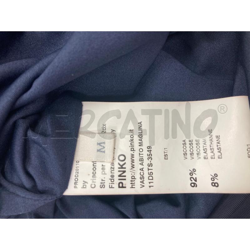 VESTITO DONNA PINKO BLU CARTELLINO DIFETTO  | Mercatino dell'Usato Gazzada schianno 4