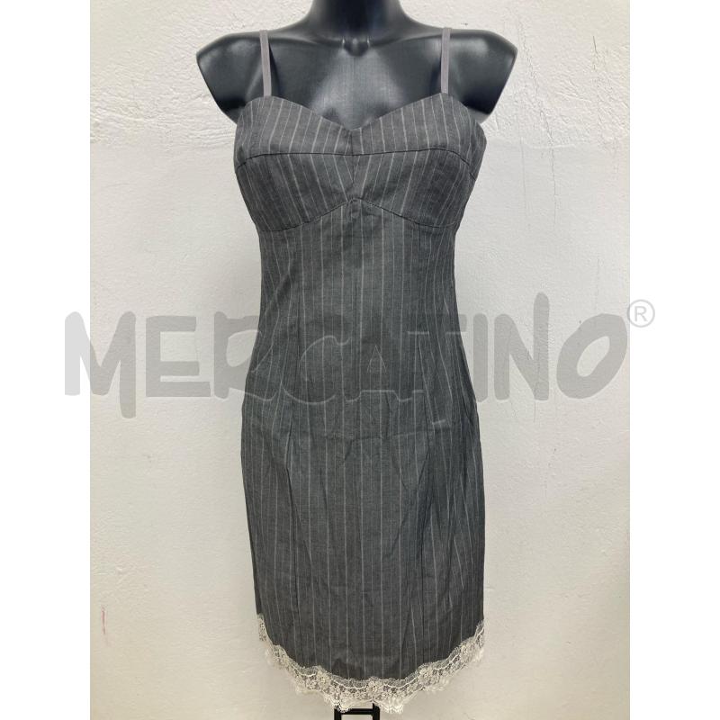 VESTITO DONNA SANDRO FERRONE GRIGIO PIZZO SOTTO | Mercatino dell'Usato Gazzada schianno 1